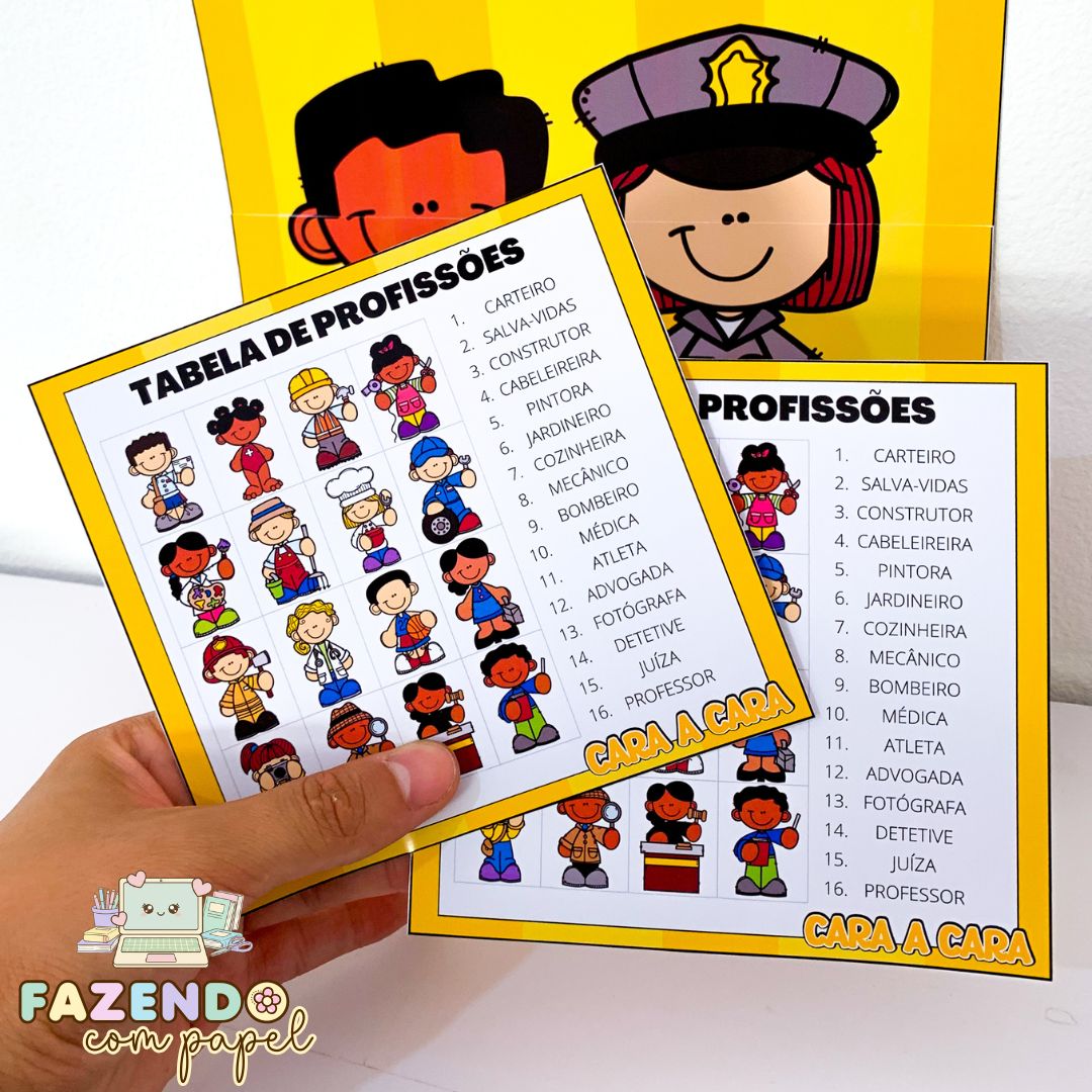 Jogo Cara a Cara - Profissões - Imagem 6