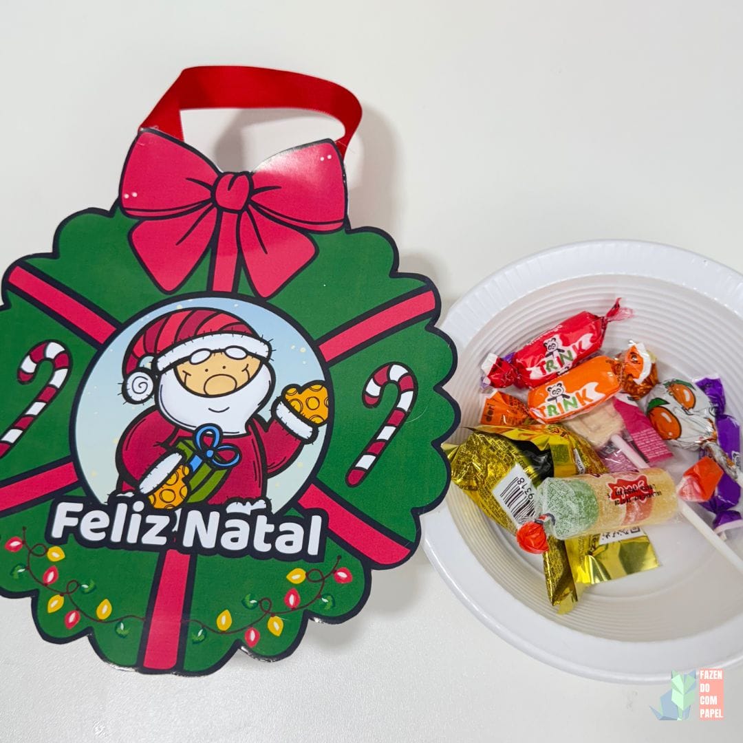 Lembrancinha de Natal - Guirlanda Recheada - Imagem 5