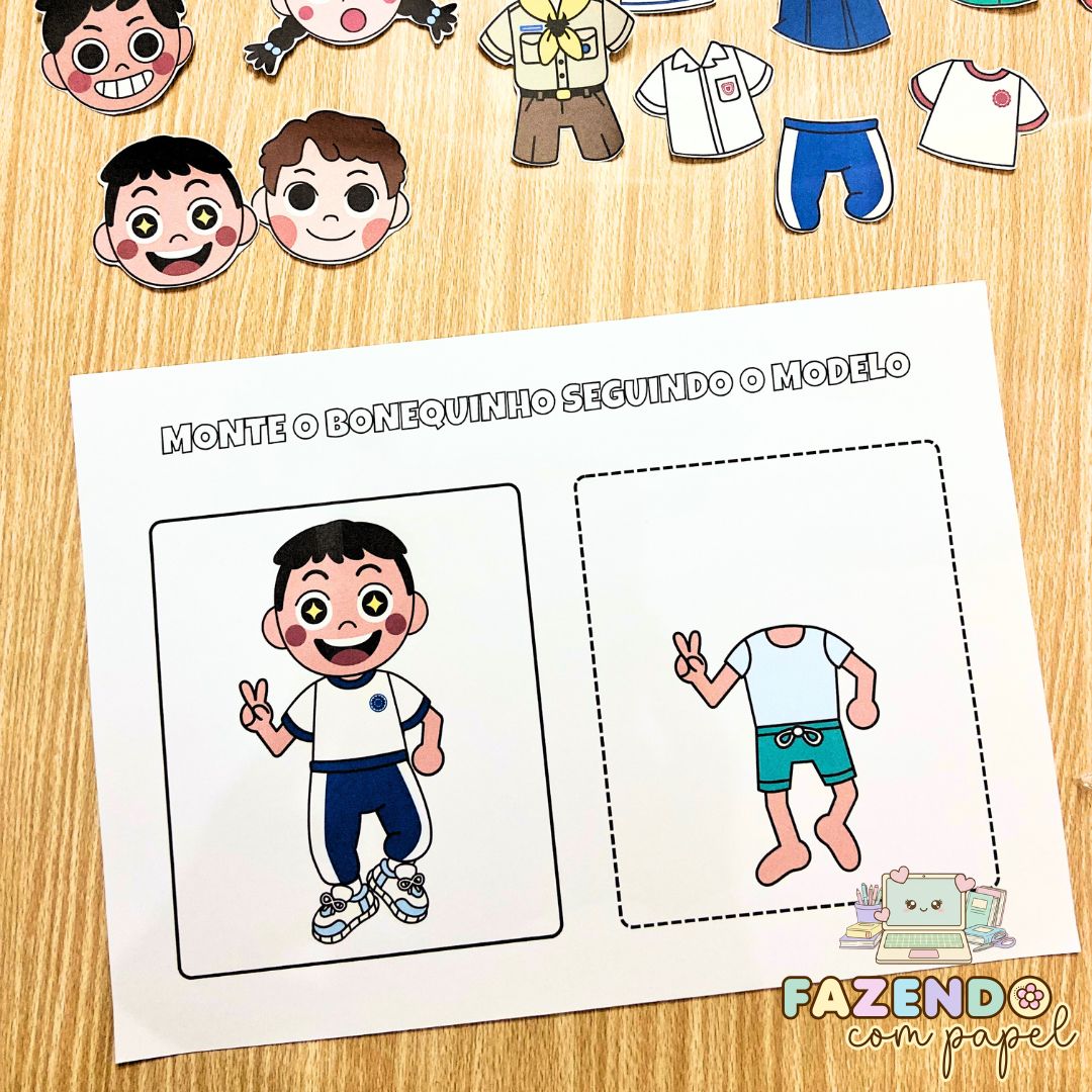 Bonequinhos para Montar - Imagem 2