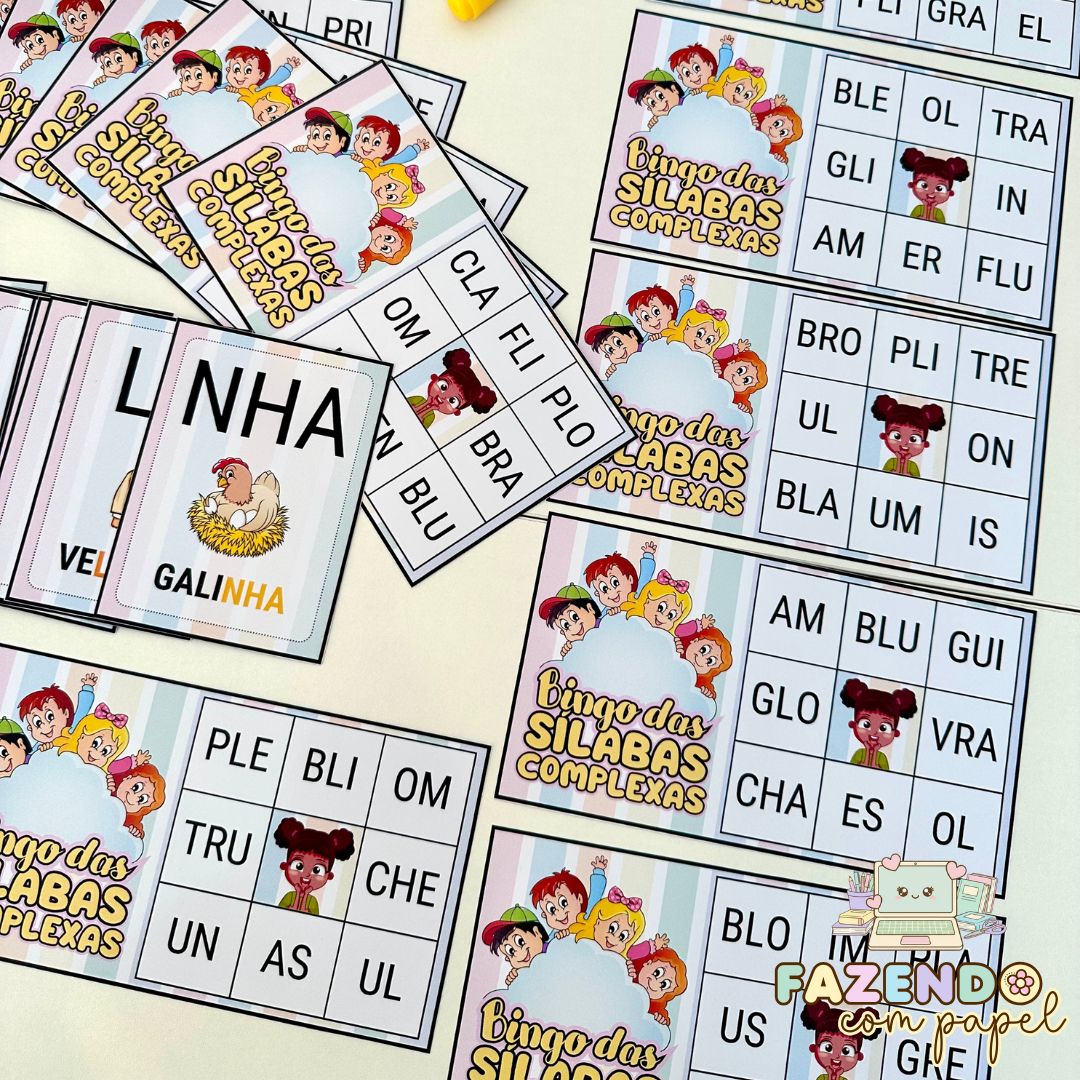 Bingo Sílabas Complexas - Imagem 4
